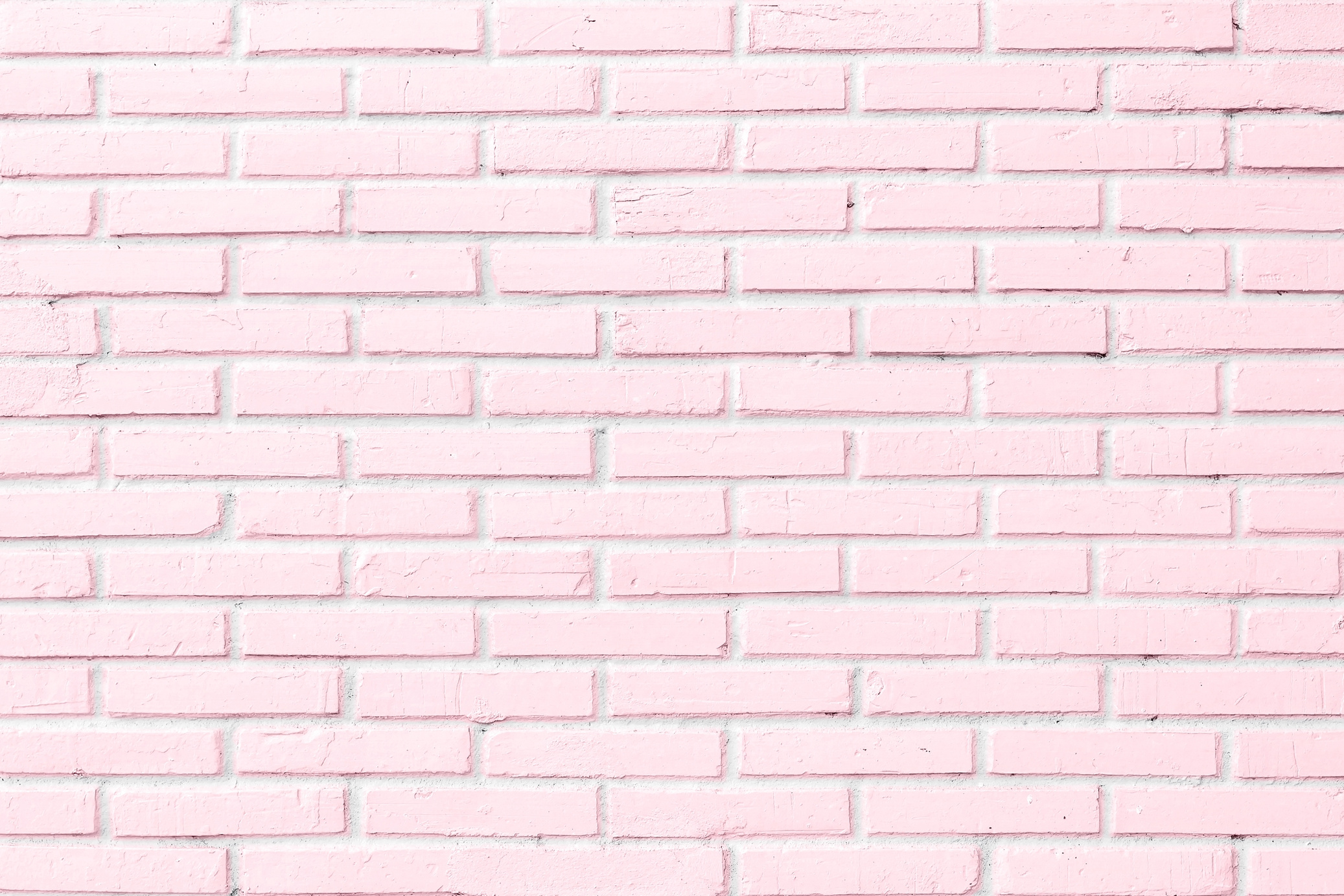 Pastel pink color brick texture background